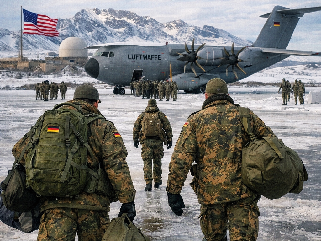 Alemania repliega filas en Groenlandia: El peso del motor alemán rompe el frente europeo ante el ultimátum de Trump